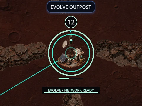established Outpost detail